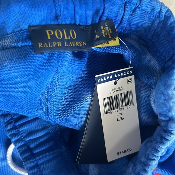 NWT Ralph Lauren tie-dye print cotton joggers - Picture 6 of 7